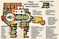 Plano de la basilica del Santo Sepulcro